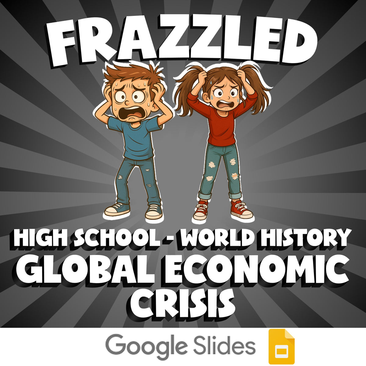 Global Economic Crisis FRAZZLED Game - No Prep World History Review Activity