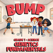 Genetics Fundamentals BUMP Science Game - No Prep Grade 7 Review Activity