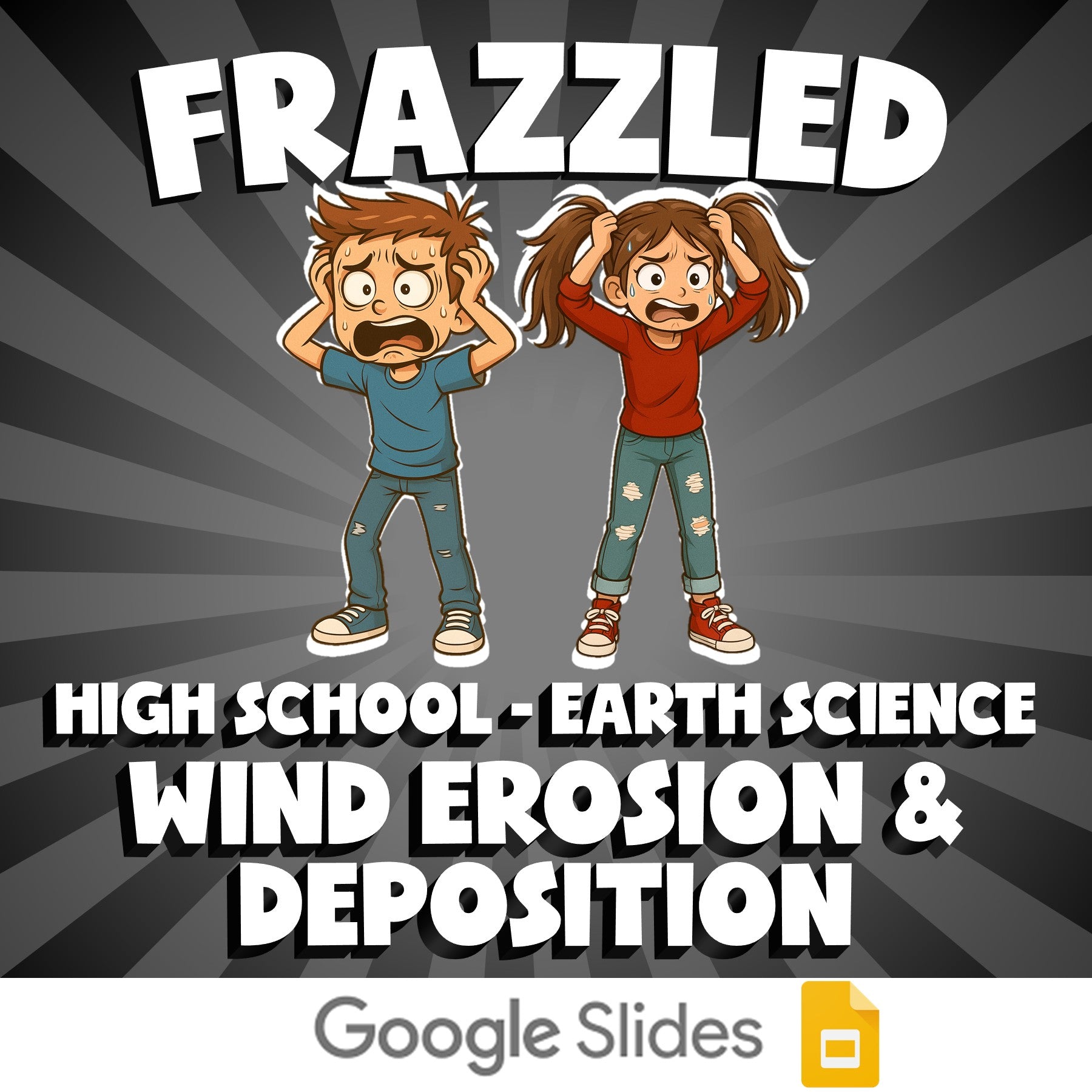 Wind Erosion & Deposition FRAZZLED Game - No Prep Earth Science Review Activity