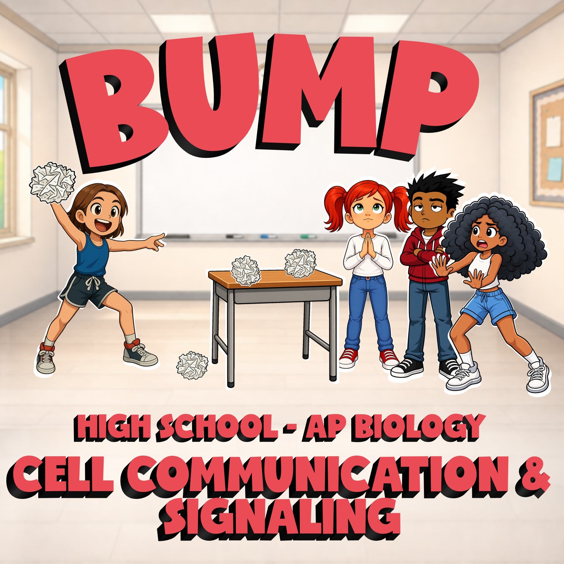 Cell Communication & Signaling BUMP Science Game - No Prep AP Biology Review