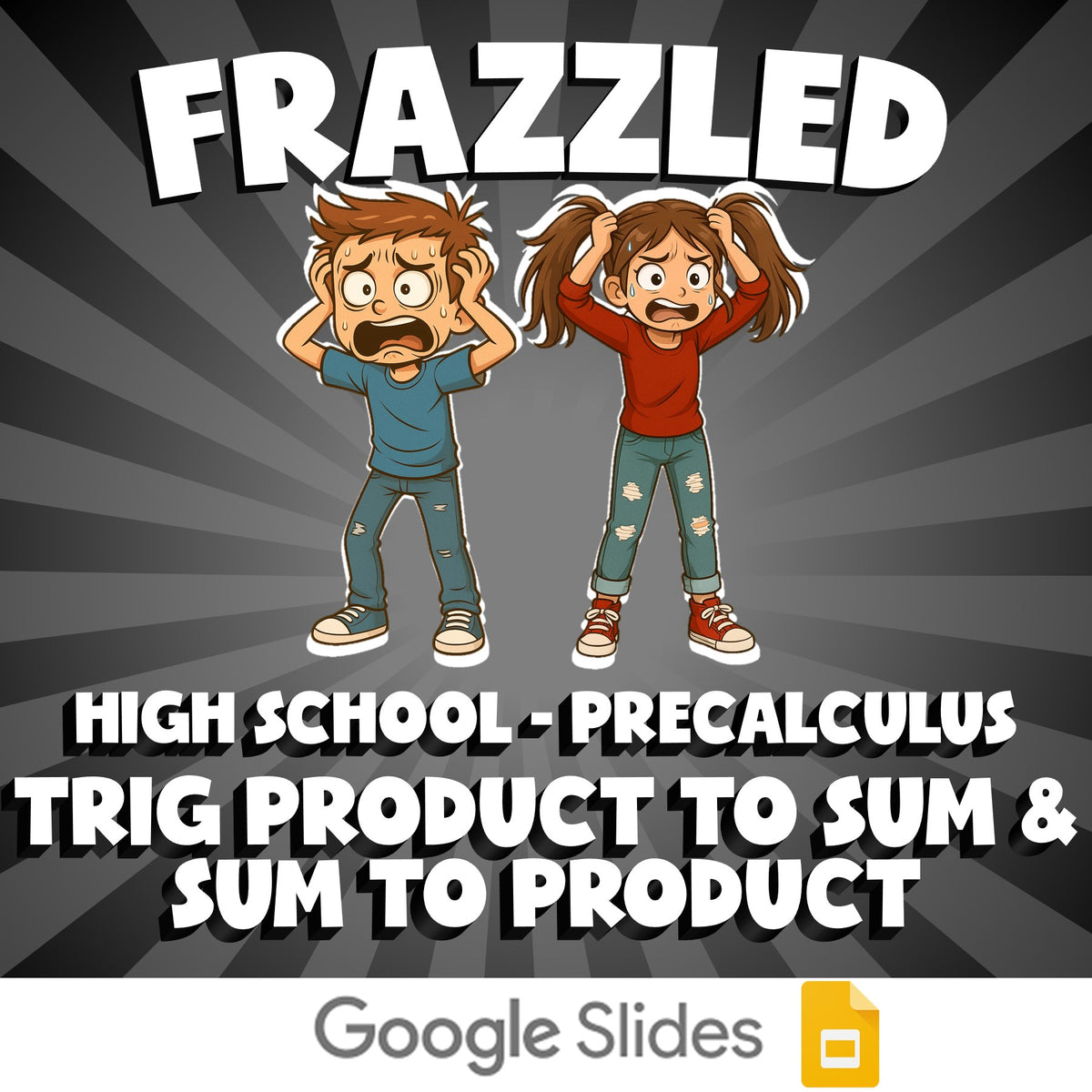 Trig Product to Sum & Sum to Product FRAZZLED Math Game - No Prep PreCalculus