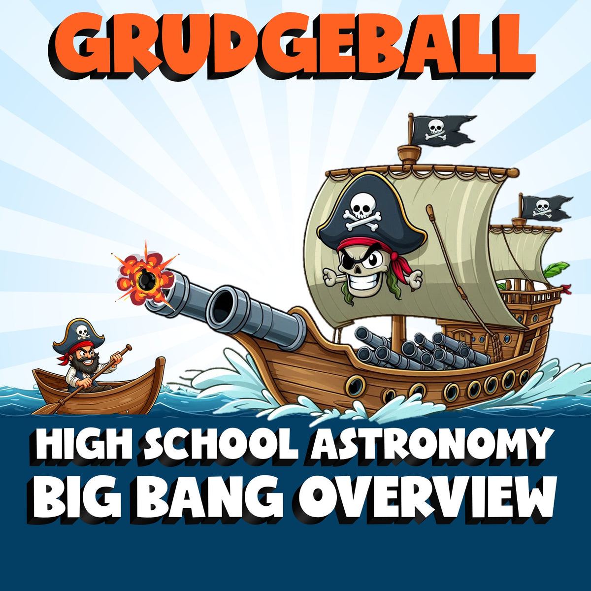 Big Bang Overview GRUDGEBALL Science Game - No Prep Astronomy Review Activity