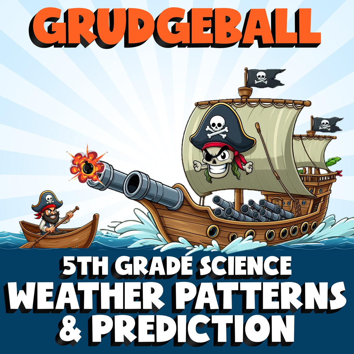 Weather Patterns & Prediction GRUDGEBALL Science Game - No Prep Grade 5 Review
