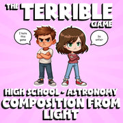 Composition from Light THE TERRIBLE GAME - No Prep Astronomy Science Review