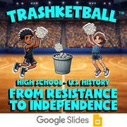 From Resistance to Independence TRASHKETBALL U.S. History Game - No Prep Review