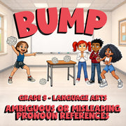 Ambiguous or Misleading Pronoun References BUMP ELA Game - No Prep Grade 8