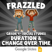 Duration & Change Over Time FRAZZLED Socials Game - No Prep Grade 4 Review