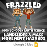 Landslides & Mass Movement Hazards FRAZZLED Game - No Prep Earth Science Review