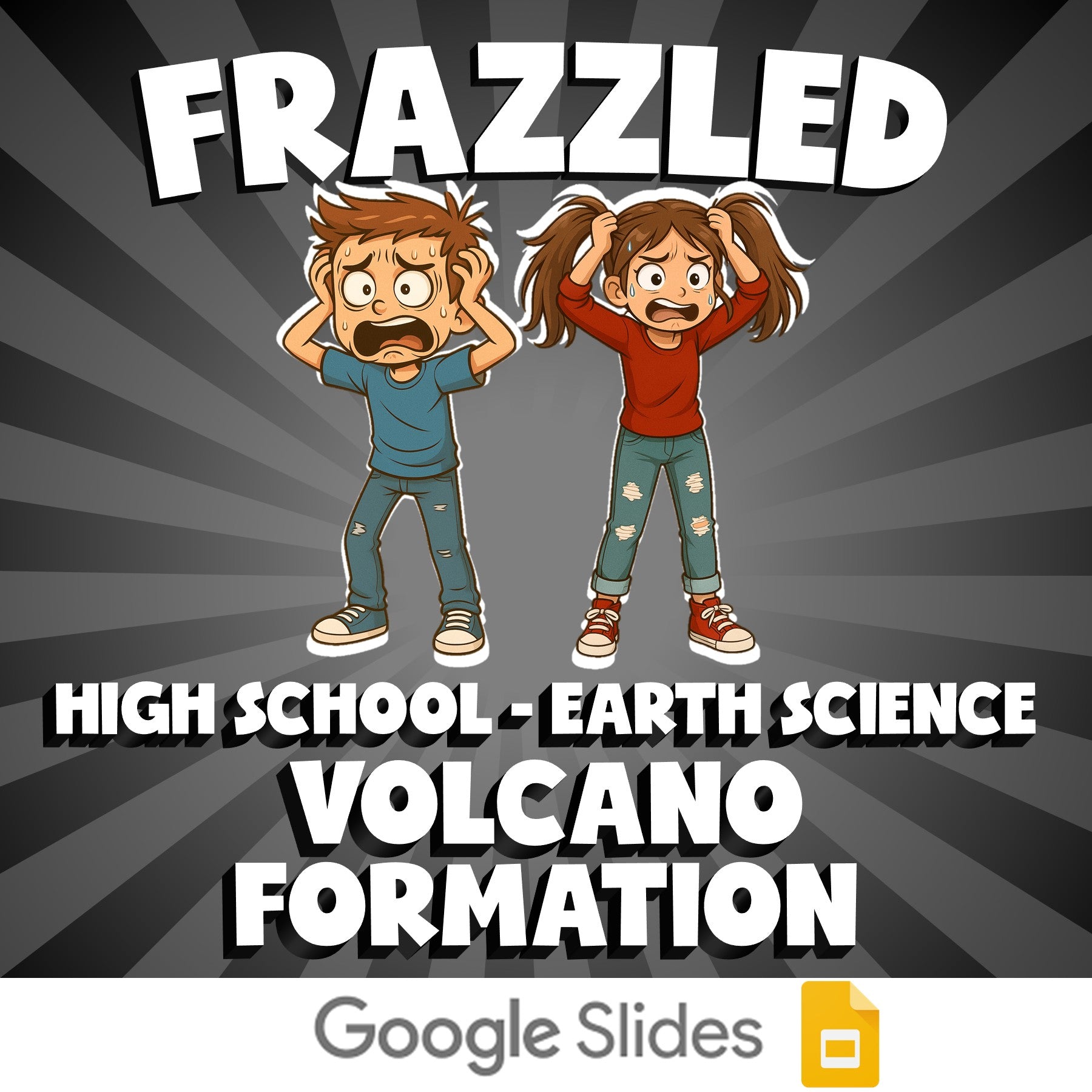 Volcano Formation FRAZZLED Game - No Prep Earth Science Review Activity