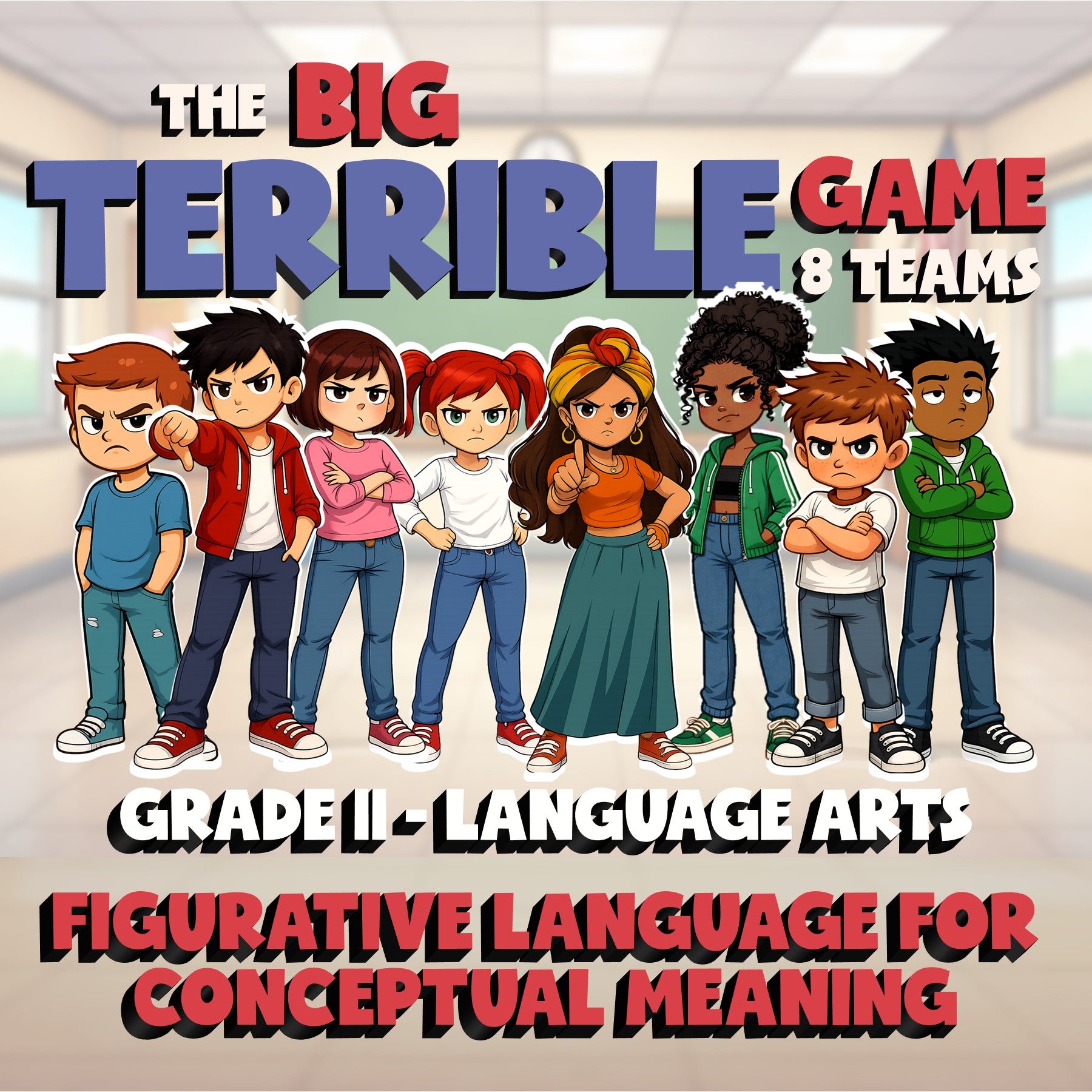Figurative Language for Conceptual Meaning BIG TERRIBLE GAME - Grade 11 ELA