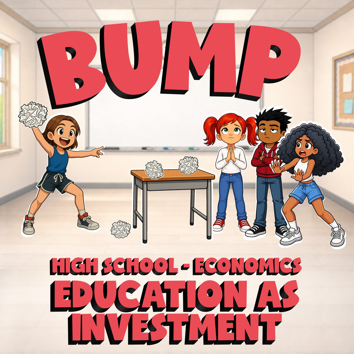 Education as Investment BUMP Economics Game - No Prep Review Activity