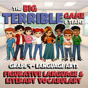 Figurative Language & Literary Vocabulary BIG TERRIBLE GAME - Grade 4 ELA Review