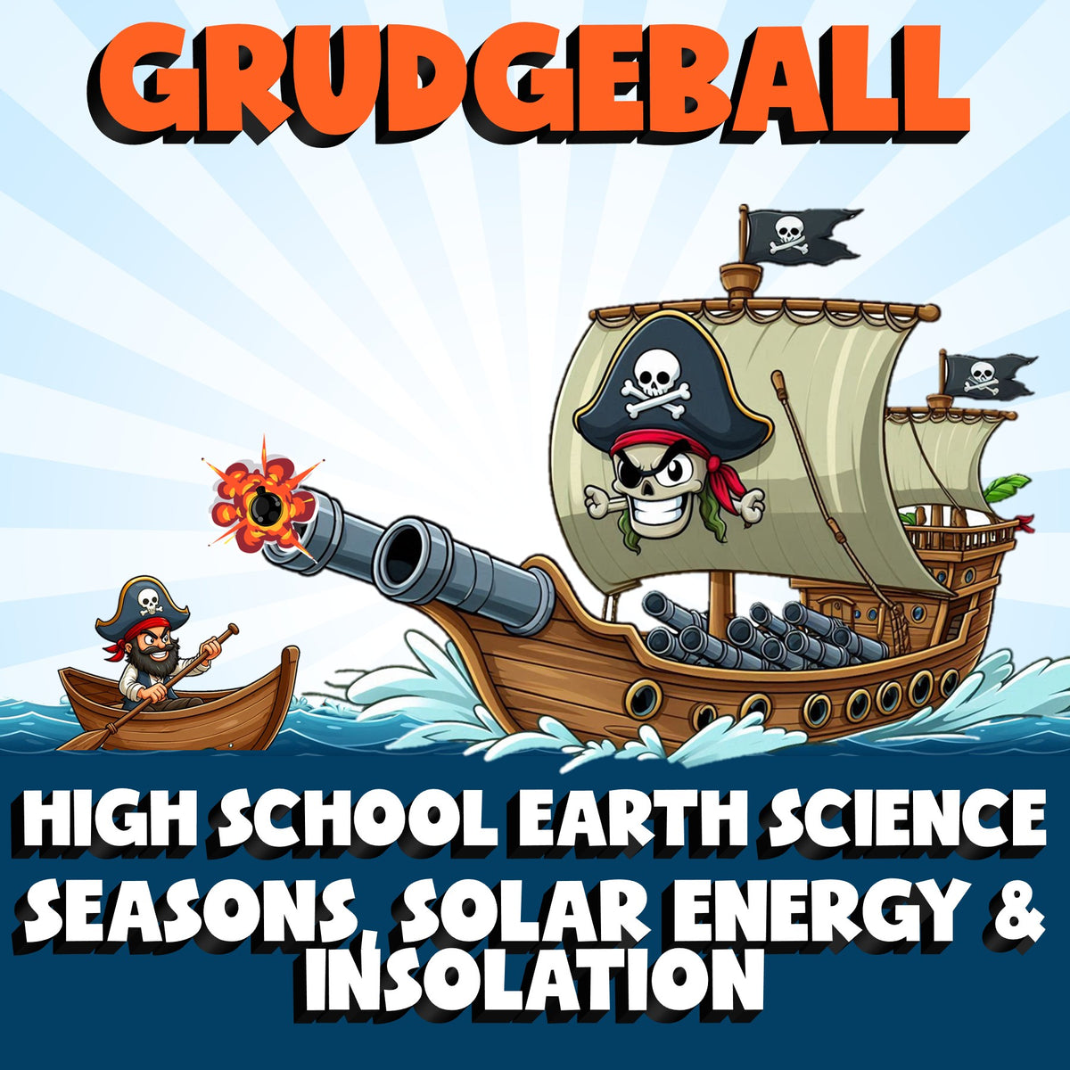 Seasons, Solar Energy & Insolation GRUDGEBALL Game - No Prep Earth Science