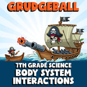 Body System Interactions GRUDGEBALL Science Game - No Prep Grade 7 Review
