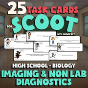 Imaging & Non Lab Diagnostics SCOOT TASK CARDS Science Game - No Prep Biology