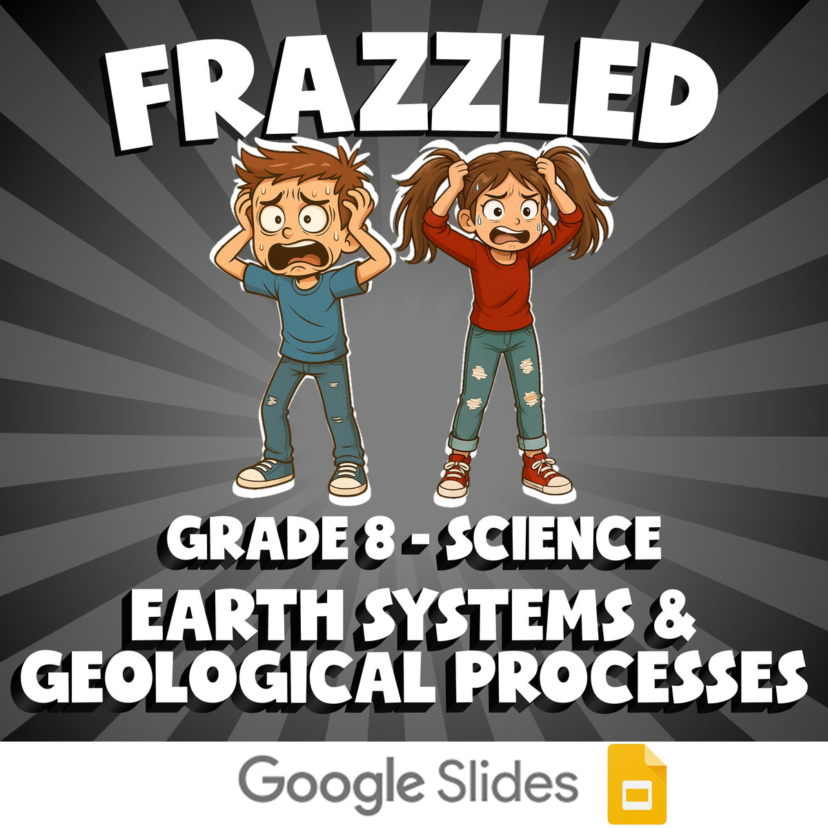 Earth Systems & Geological Processes FRAZZLED Science Game - No Prep Grade 8