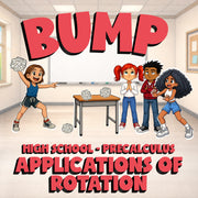 Applications of Rotation BUMP Math Game - No Prep PreCalculus Review Activity