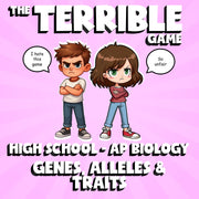 Genes, Alleles & Traits THE TERRIBLE GAME - No Prep AP Biology Science Review