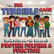 Protein Folding & Function BIG TERRIBLE GAME - No Prep AP Biology Science Review