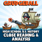 Close Reading & Analysis GRUDGEBALL U.S. History Game - No Prep Review Activity
