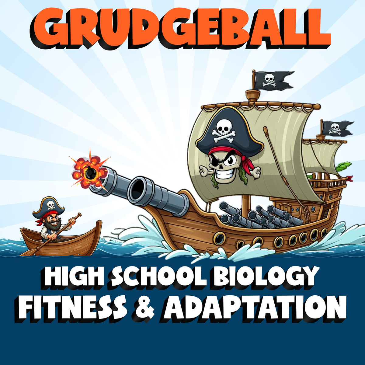 Fitness & Adaptation GRUDGEBALL Science Game - No Prep Biology Review Activity