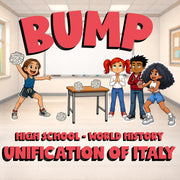 Unification of Italy BUMP Game - No Prep World History Review Activity