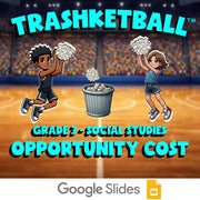 Opportunity Cost TRASHKETBALL Socials Game - No Prep Grade 3 Review Activity