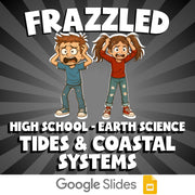 Tides & Coastal Systems FRAZZLED Game - No Prep Earth Science Review Activity
