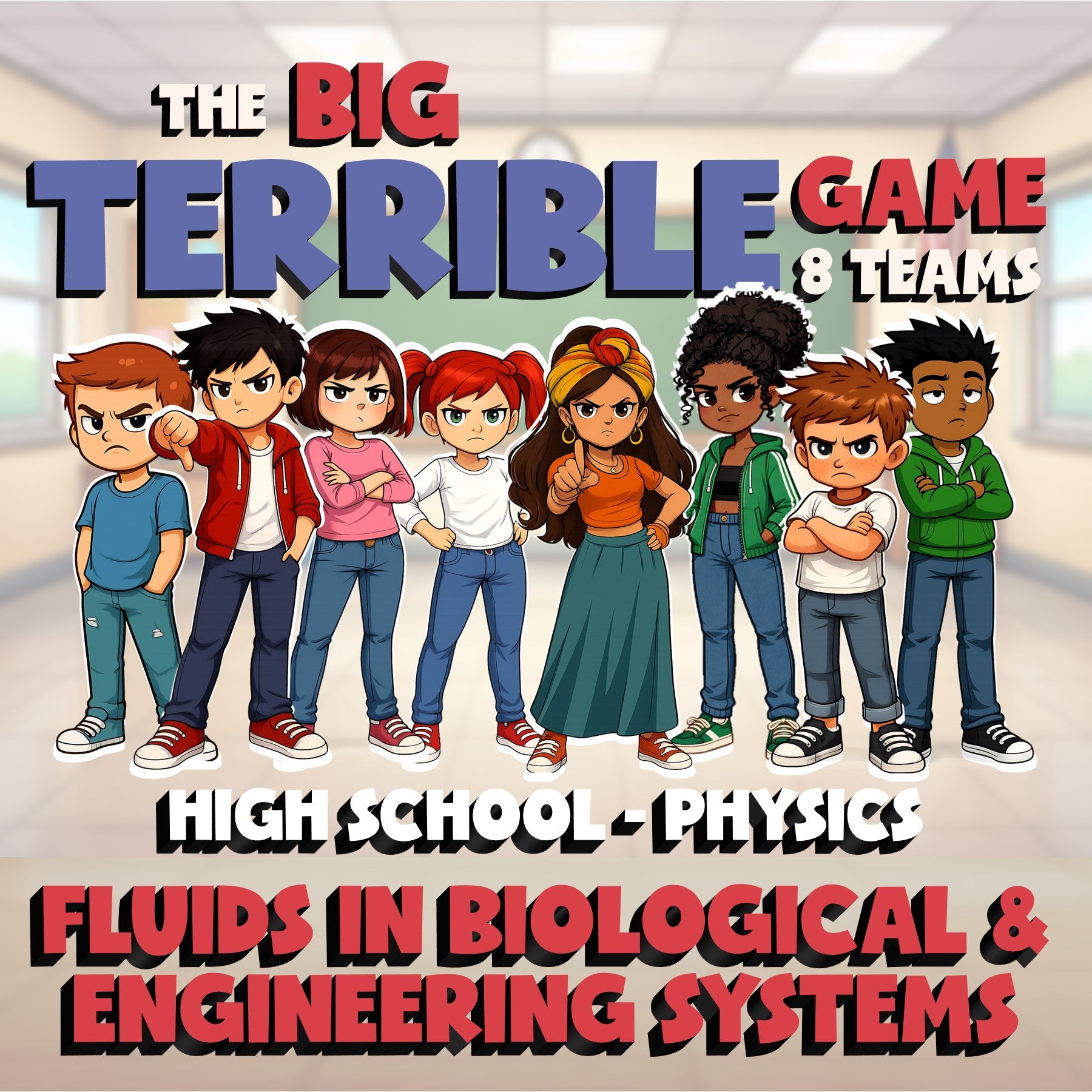 Fluids in Biological & Engineering Systems BIG TERRIBLE GAME - Physics Science