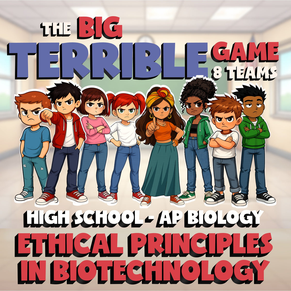 Ethical Principles in Biotechnology BIG TERRIBLE GAME - AP Biology Review