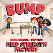 Field Strength Factors BUMP Science Game - No Prep Physics Review Activity