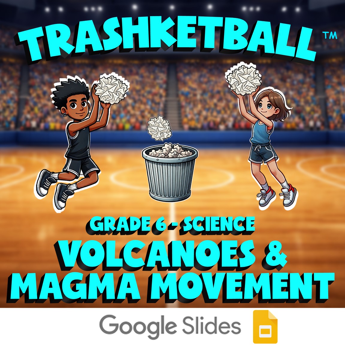 Volcanoes & Magma Movement TRASHKETBALL Science Game - No Prep Grade 6 Review
