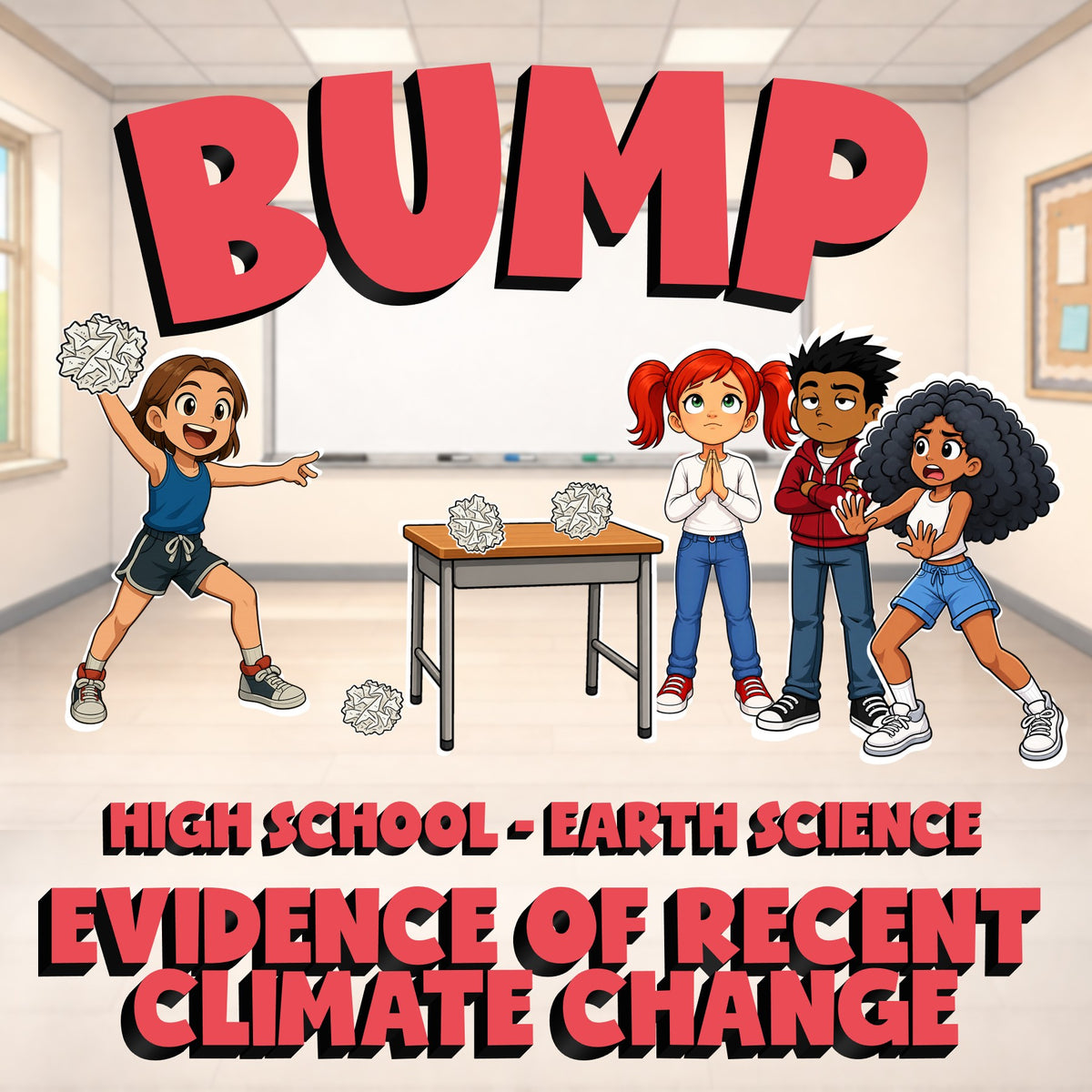 Evidence of Recent Climate Change BUMP Game - No Prep Earth Science Review