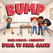 Ideal vs Real Gases BUMP Science Game - No Prep Chemistry Review Activity