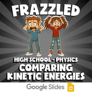 Comparing Kinetic Energies FRAZZLED Science Game - No Prep Physics Review