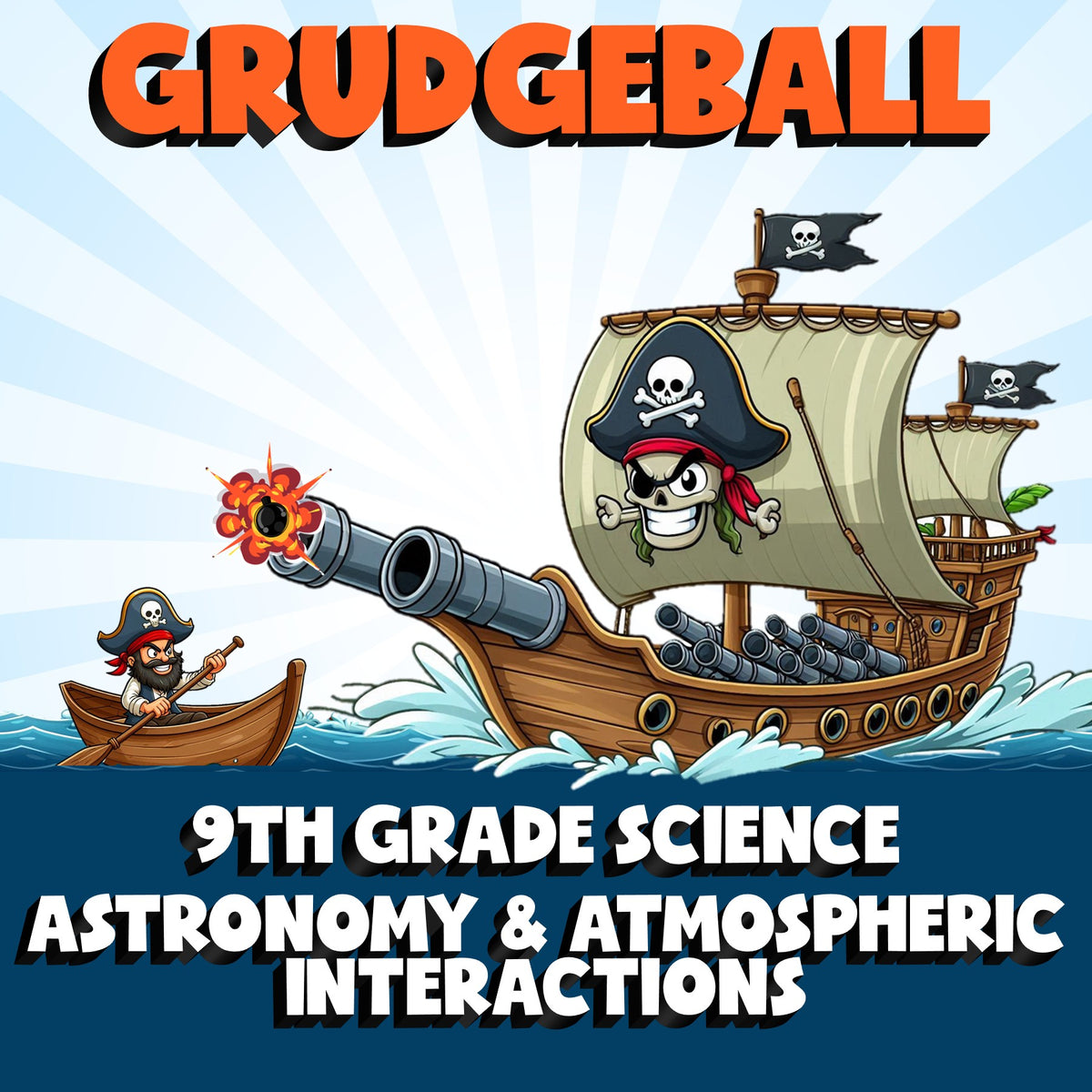 Astronomy & Atmospheric Interactions GRUDGEBALL Science Game - No Prep Grade 9
