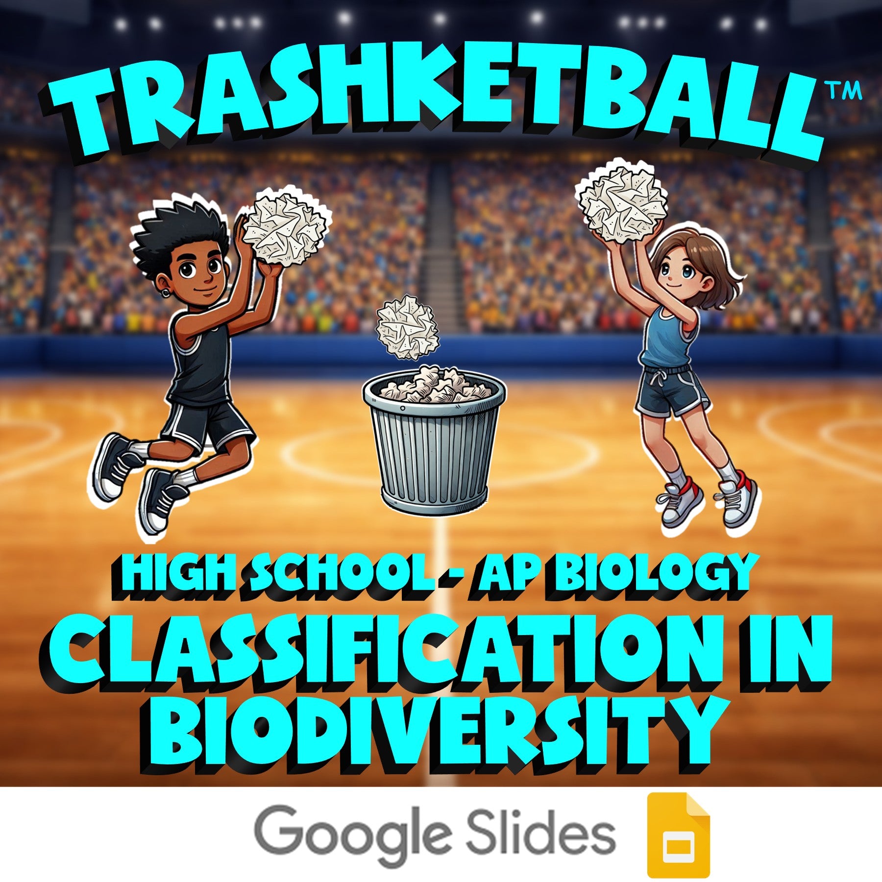 Classification in Biodiversity TRASHKETBALL Science Game - No Prep AP Biology