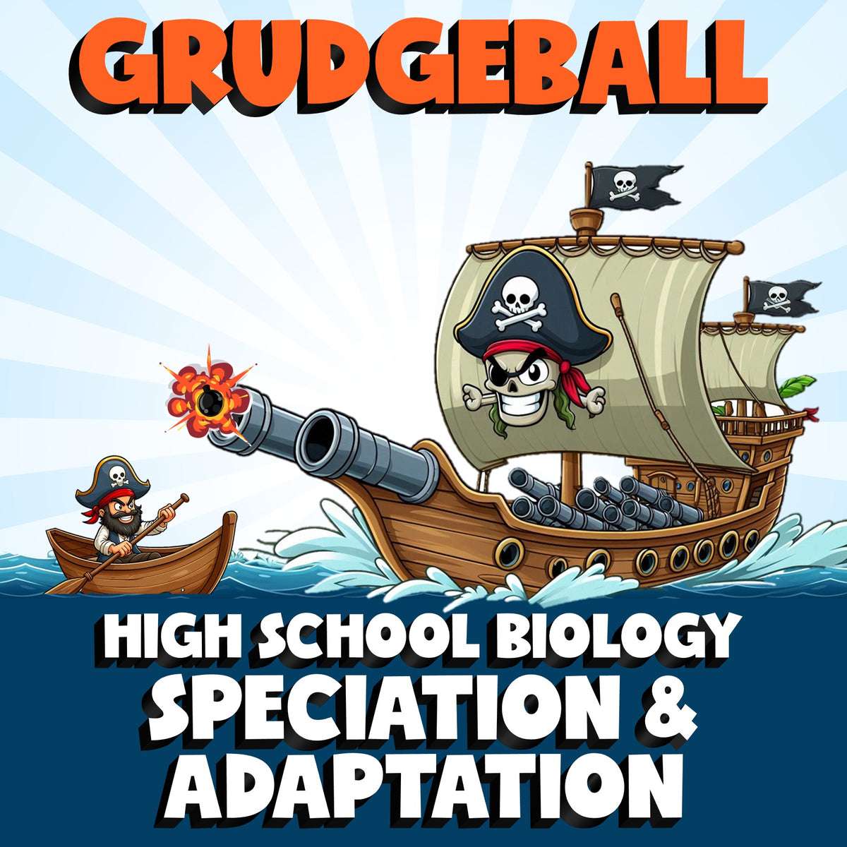 Speciation & Adaptation GRUDGEBALL Science Game - No Prep Biology Review
