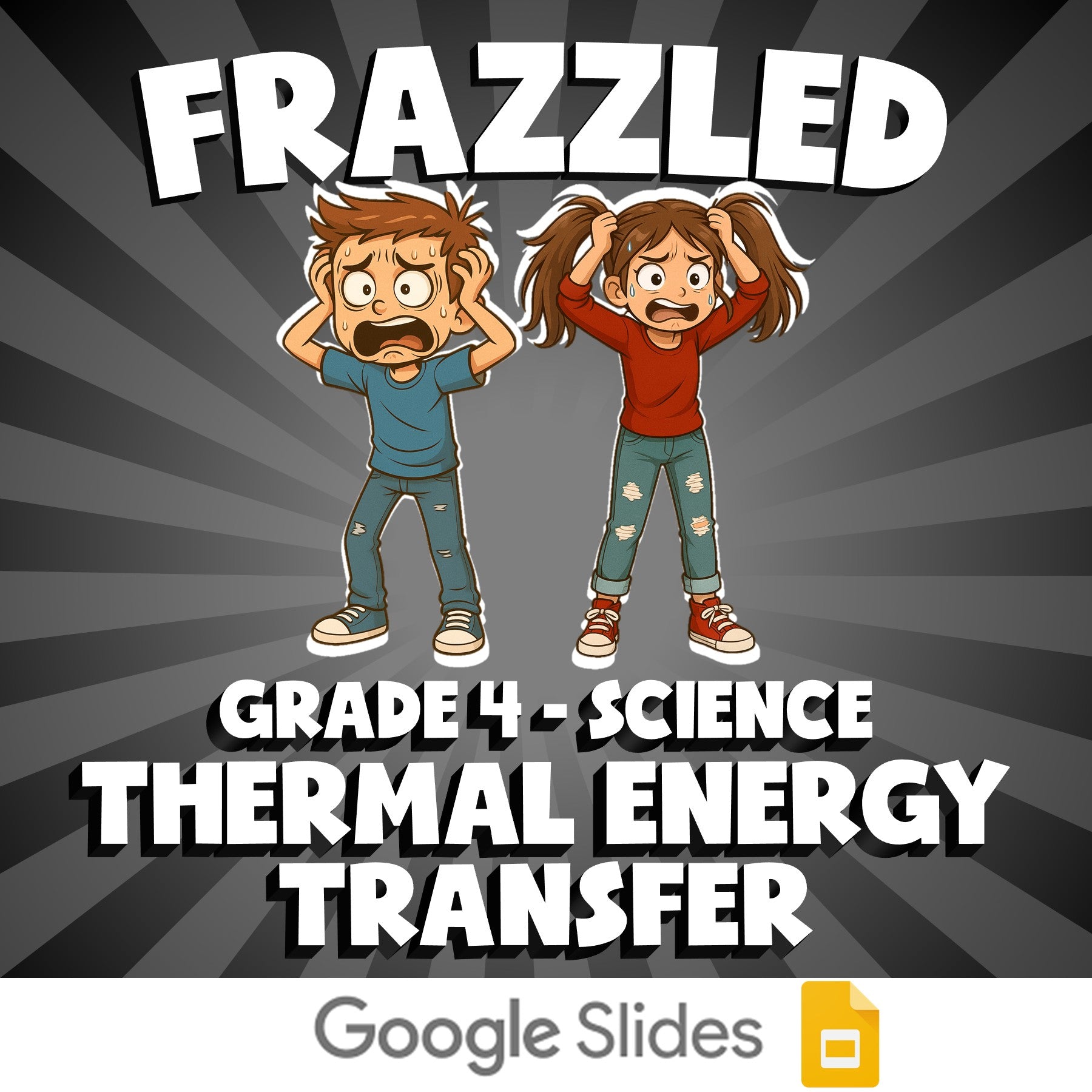 Thermal Energy Transfer FRAZZLED Science Game - No Prep Grade 4 Review Activity