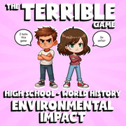 Environmental Impact THE TERRIBLE GAME - No Prep World History Review Activity