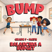 Balancing a Budget BUMP Math Game - No Prep Grade 9 Review Activity