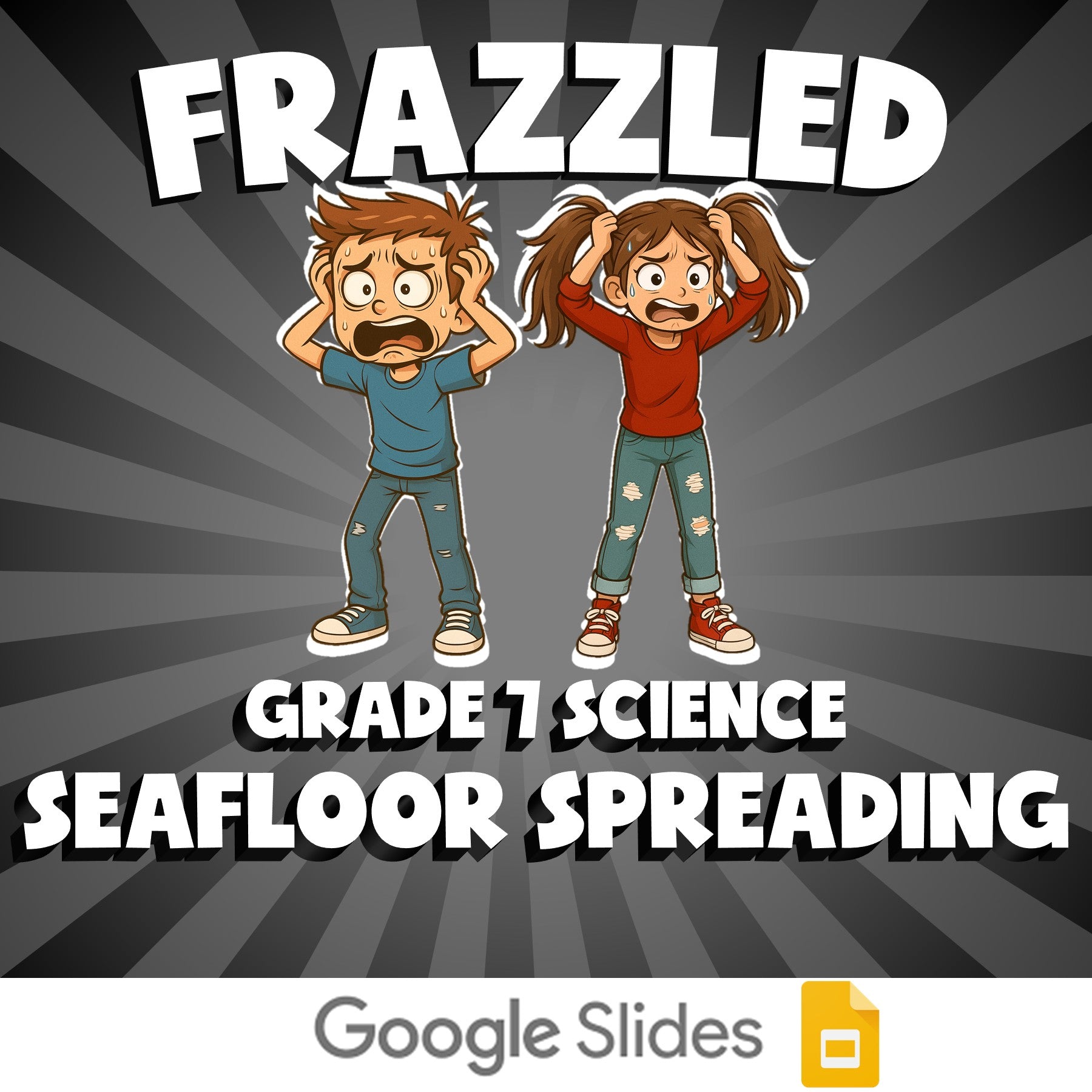 Seafloor Spreading FRAZZLED Science Game - No Prep Grade 7 Review Activity