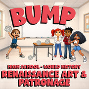 Renaissance Art & Patronage BUMP Game - No Prep World History Review Activity