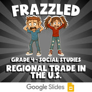 Regional Trade in the U.S. FRAZZLED Socials Game - No Prep Grade 4 Review