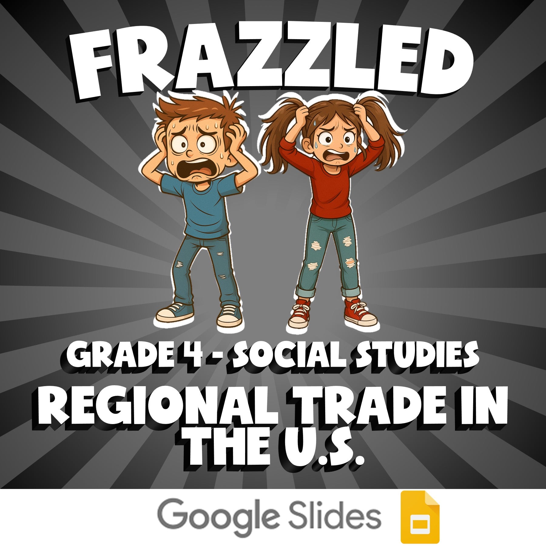 Regional Trade in the U.S. FRAZZLED Socials Game - No Prep Grade 4 Review
