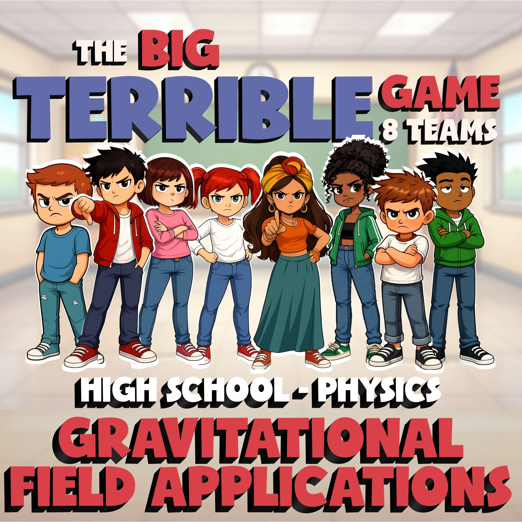 Gravitational Field Applications BIG TERRIBLE GAME - Physics Science Review