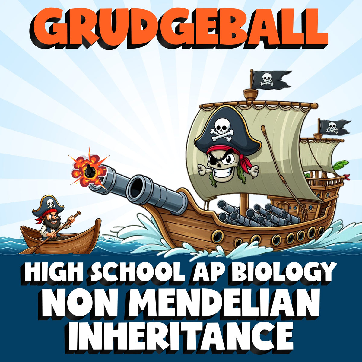 Non Mendelian Inheritance GRUDGEBALL Science Game - No Prep AP Biology Review