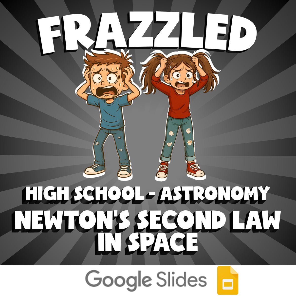 Newton’s Second Law in Space FRAZZLED Science Game - No Prep Astronomy Review
