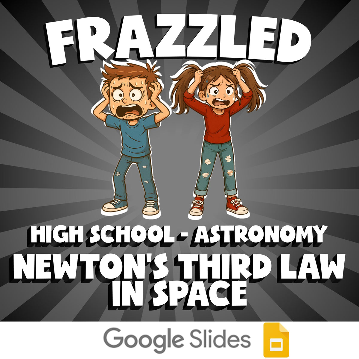 Newton’s Third Law in Space FRAZZLED Science Game - No Prep Astronomy Review