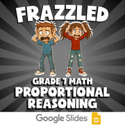 Proportional Reasoning FRAZZLED Math Game - No Prep Grade 7 Review Activity